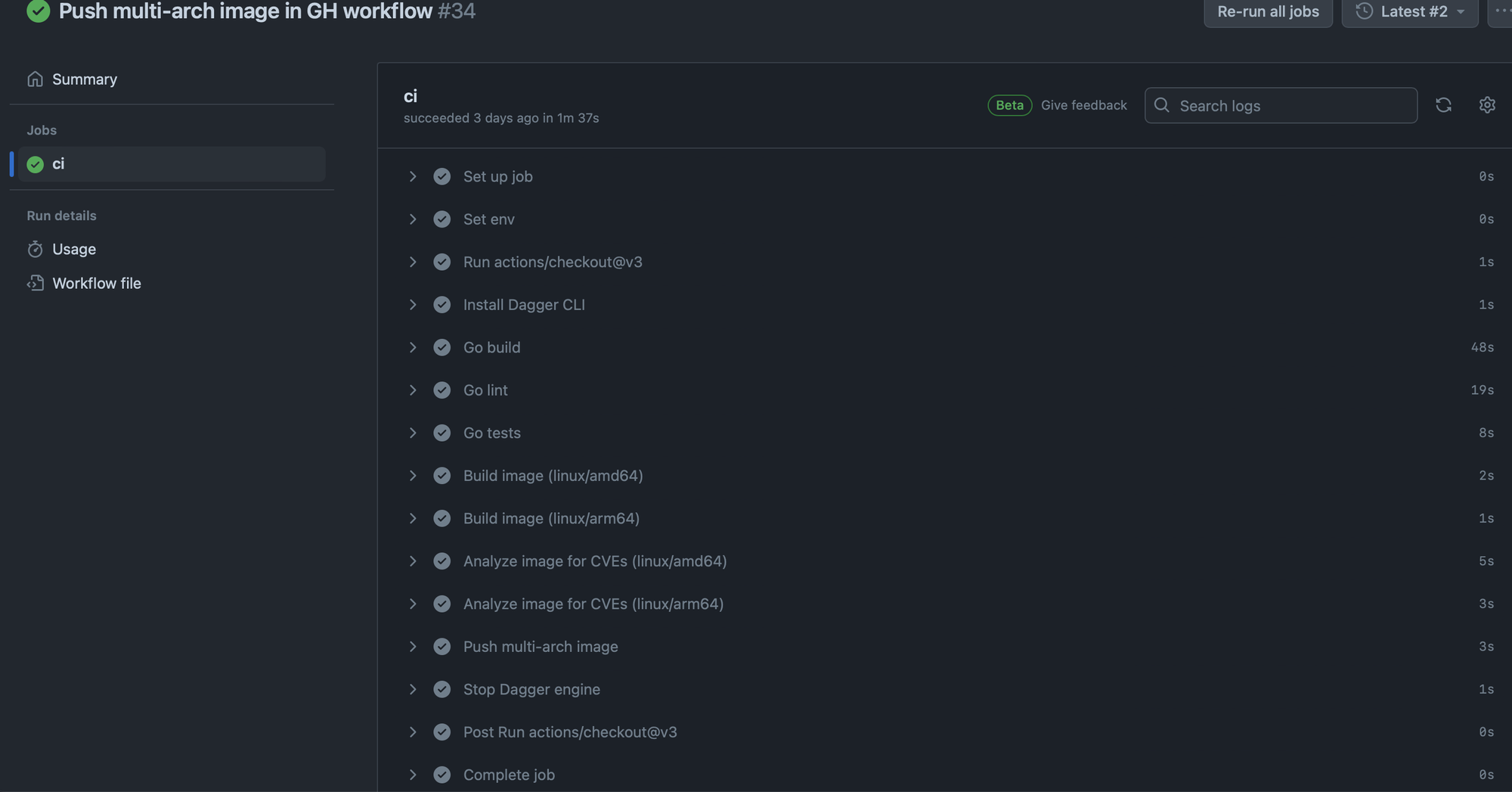 Building a Dagger Module to standardize the CI pipeline of my Go projects